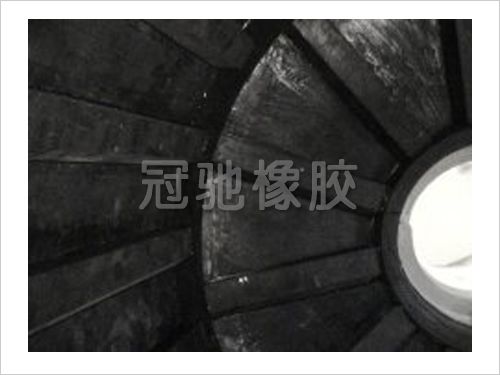 Ceramic mill rubber lining