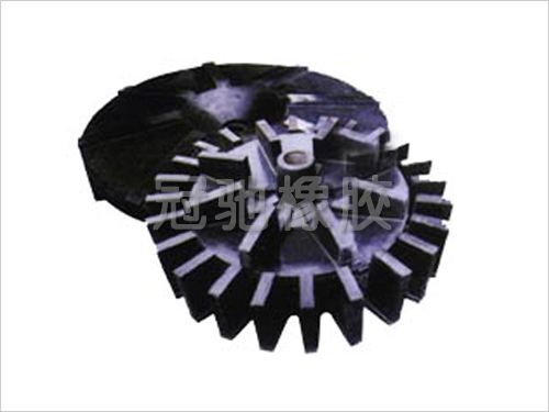 Grinding machine rubber lining